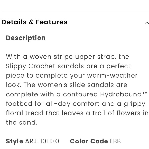 Roxy Slippy Crochet Sandas - Picture 3 of 4